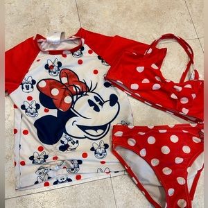 Disney kids swimsuit.